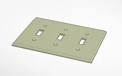 3-gang light switch cover