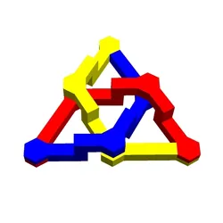 3 Part TREFOIL KNOT 1