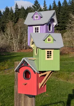 3 Story Cantilevered Birdhouse 2.0