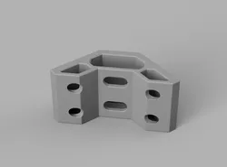 40x40 Extrusion corner bracet for M4 screws