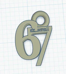 67 keychain