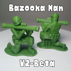 Army Men - Bazooka Man - EASY FDM PRINT