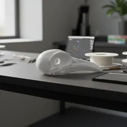 Bird Skull Model for 3D Printing