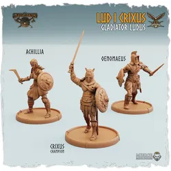 Byzantii Lud I Crixus, Gladiator Ludus