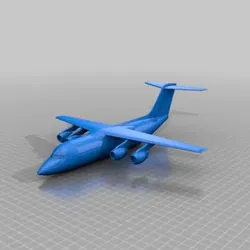 gratuită de Drones & Aircraft STL Descărcare - BAe-146 - SASDc_10