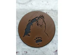 Grizzly Bear Coaster
