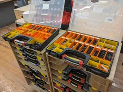 Harbor Freight Organizer - Bins with Scoop