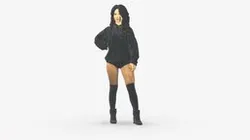 s Girl In Revealing Dres0328