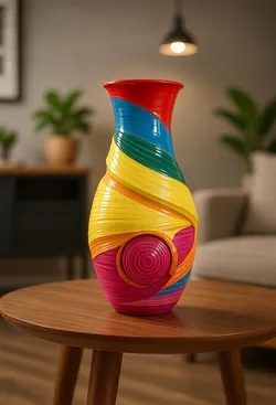 Spiral Vase - Multifunctional Decorative Jar