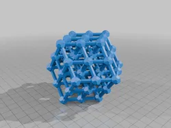 STEWART LATTICE RHOMBIC DODECAHEDRON 1