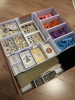 Tekhenu card tray and resource spacer