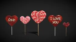 Valentine's Lollipops / Heart Lollipops