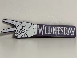 Wednesday bookmark