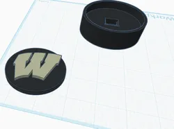 Wisconsin hockey puck clicker