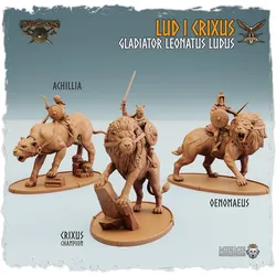 Byzantii Lud I Crixus, Gladiator Leonatus Ludus