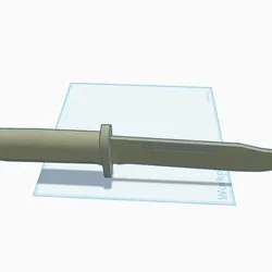 Fișiere pentru imprimante 3D | Fișier 3MF | Scream knife