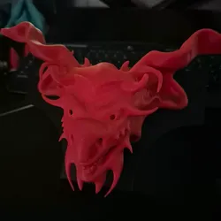 Fișiere pentru imprimante 3D | Fișier 3MF | Sculpture démon Halloween porte bougie