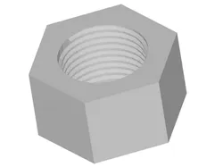Hex nut - 5/8" x 18 tpi (Fine Thread)