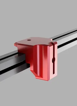 Horizontal spool mount for 1515 extrusion