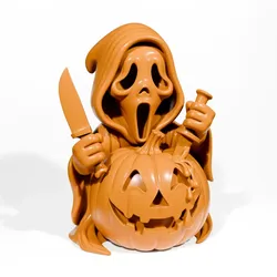 Sculptures & Artworks STL تنزيل - Halloween Scream - 3D Everything
