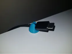 USB CABLE HOLDER FOR PHONE CHARGER