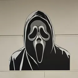 3D printer bestanden | 3MF | Ghostface wall decoration