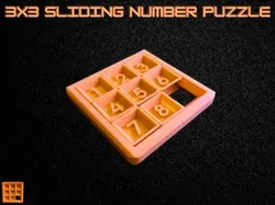 3x3 Sliding Number Puzzle