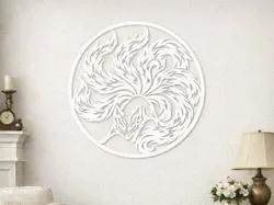 arte de pared Zorro de Nueve Colas Guantes Negros - Modelo de impresión 3D gratuito