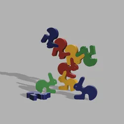 Bunny Balance Game | 3D Printed Balancing Game