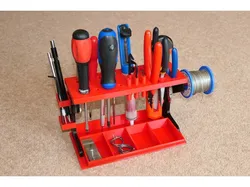 Desktop Tool Rack Organizer for small hand tools