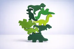 Dinosaur Stack - Balance & Skill Game