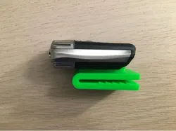 Headlamp hat clip for bicycle light