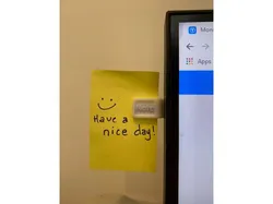 Monitor note holder