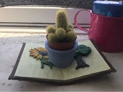 Open book plant pot