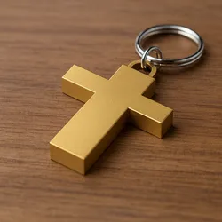 Religion Cross Keychain