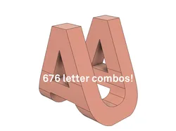 Stereo Font / Double Alphabet