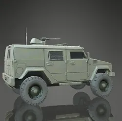 Vehicles & Machinery STL Descărcare - Military vehicle - Foxtrot007