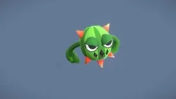 Cartoon Characters - Cactus Warrior Lvl1