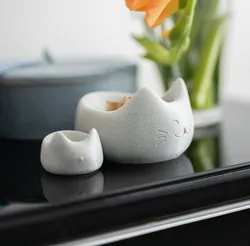 Cute cat bowl