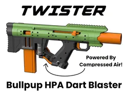 (DIY Nerf) The Twister - Bullpup HPA Dart Blaster!