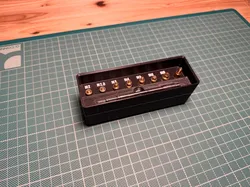 Gridfinity Organizer for Heat-Set Thread Inserts M2–M8 & C245 Male Tip