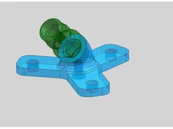 Hose connector for lawn mower