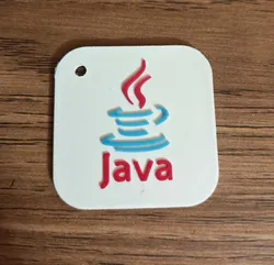 Java logo keychain