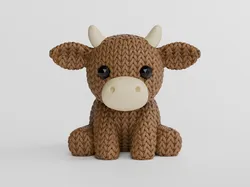 Knitted Cow