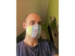 Mask (this clip turns paper napkin into a mask )