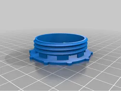 Modified covid 19 N95 filter cap and ring for filter media.