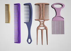 Natural Flow – Printed Hair Comb Collection