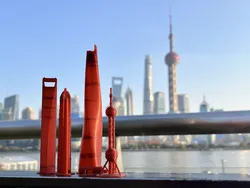 Skyscrapers of Shanghai, China