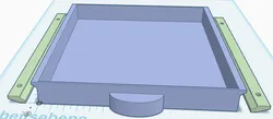 under desk storage 150mmx150mmx20mm
