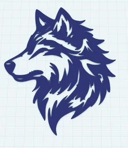 Wolf wall art